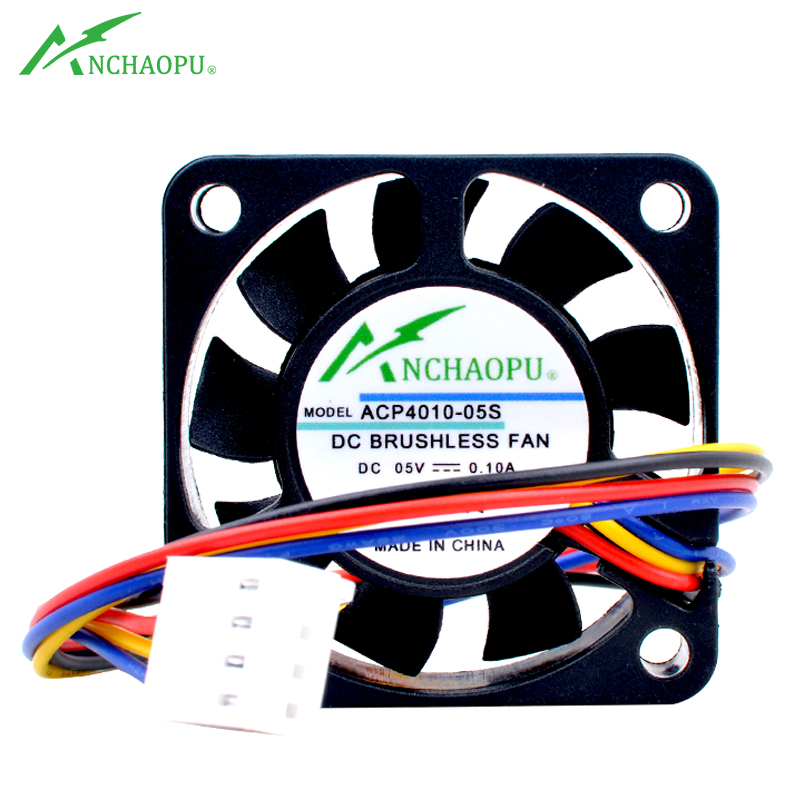 Pi 4 Case - ANCHAOPU 4 cm 40 mm Lüfter