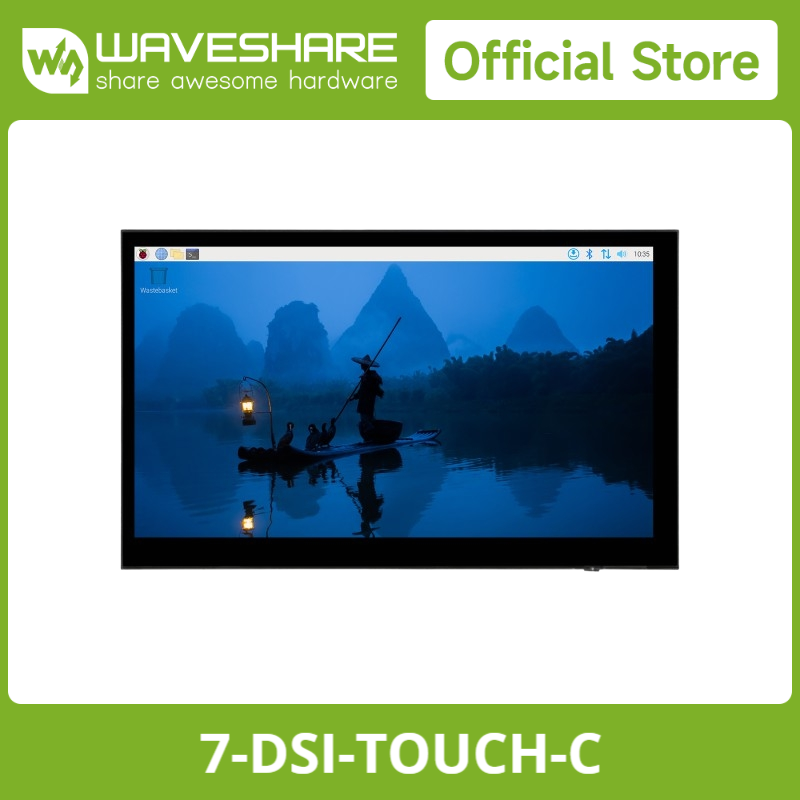 Pi Display - Waveshare 7-Zoll-DSI-Kapazitiver-Touchscreen für Raspberry Pi 5/CM5,