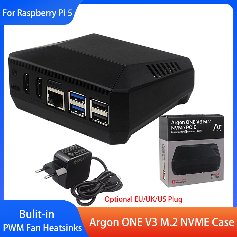 Pi 5 Case - Argon ONE V3 M.2 NVME Gehäuse