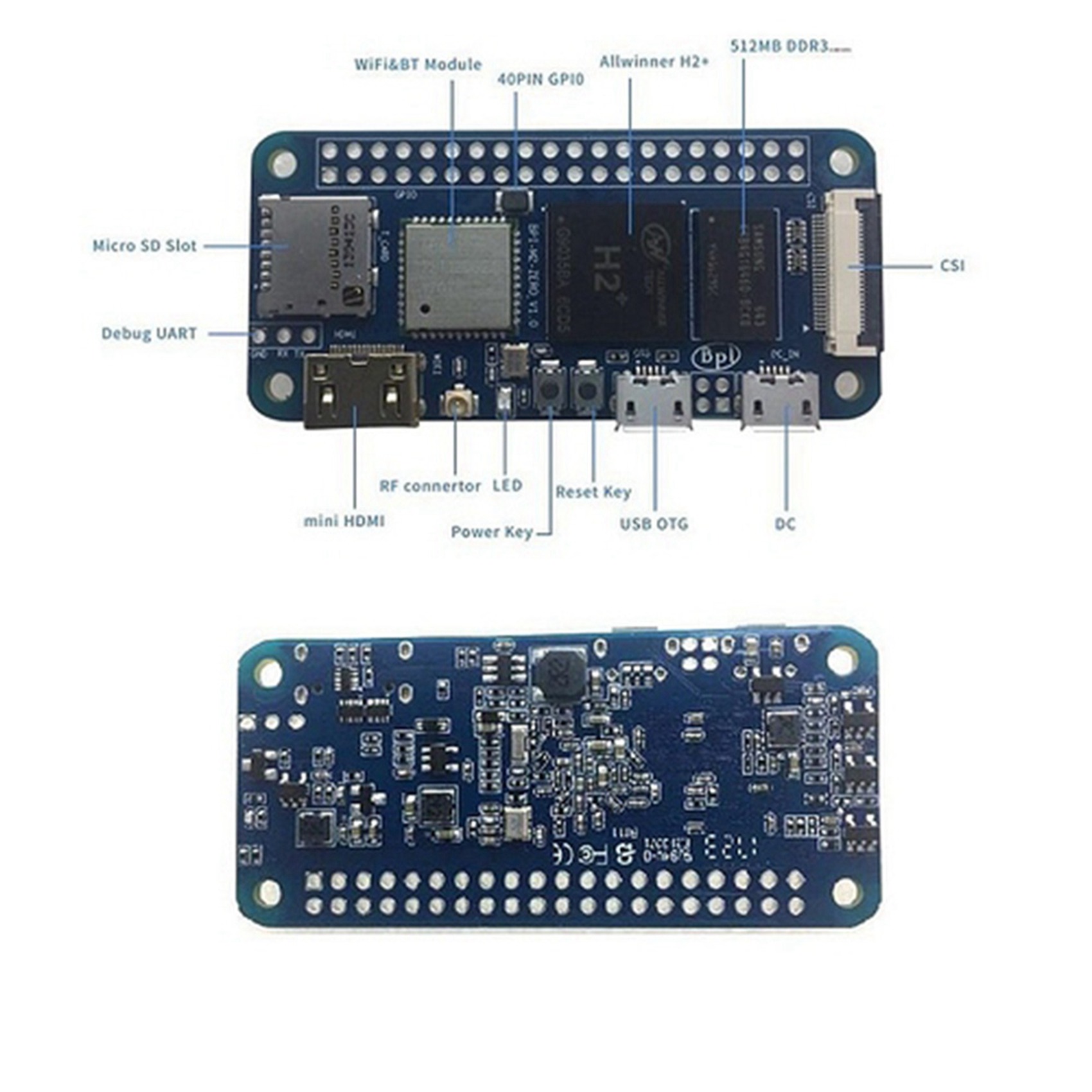 Pi Zero - B29C-5X Neu für Banana Pi M2