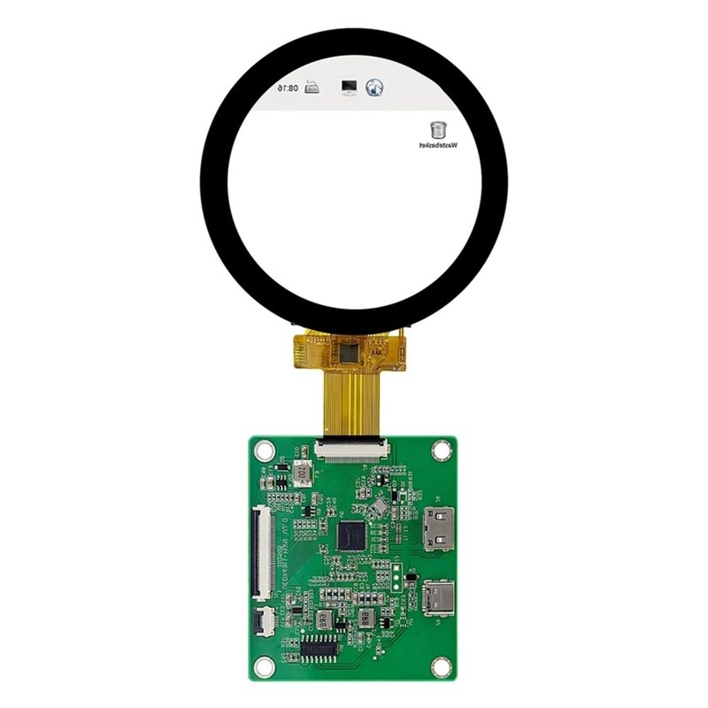 Pi Display - A52T DSI TFT LCD Runddisplay mit