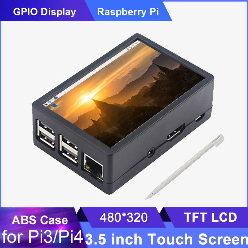 3,5 Zoll Raspberry Pi 3B/3B+/4 – Pi 4 Case Bewertung und Preis