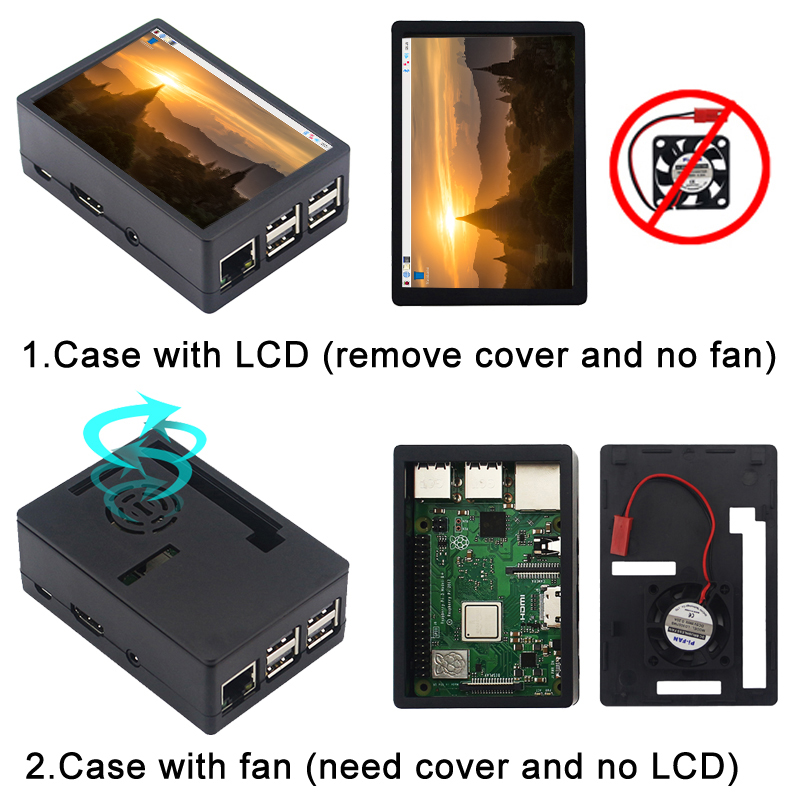 3,5 Zoll Raspberry Pi 3B/3B+/4 – Pi 4 Case Bewertung und Preis