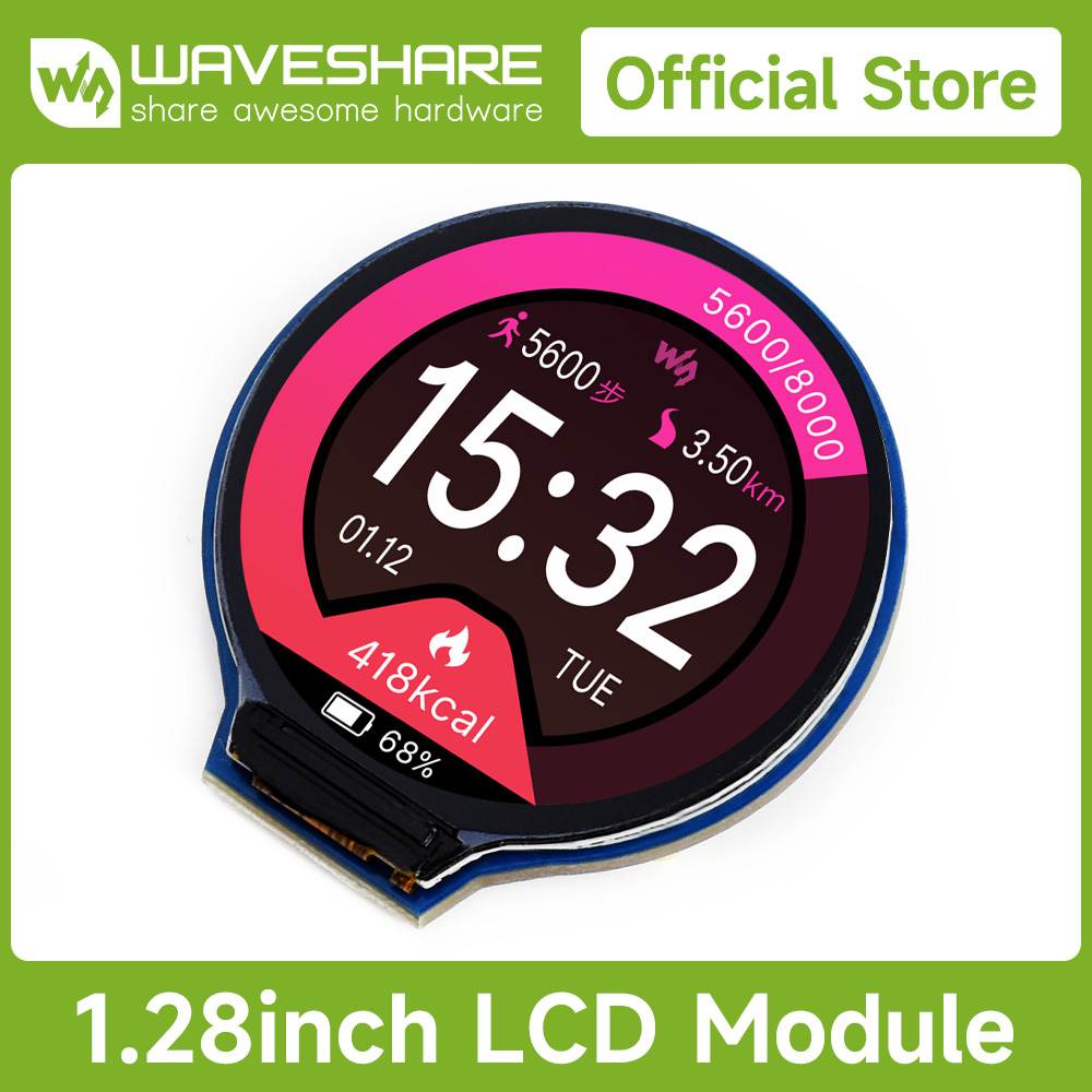 Waveshare 1,28 Zoll rundes LCD – Pi Display Bewertung und Preis
