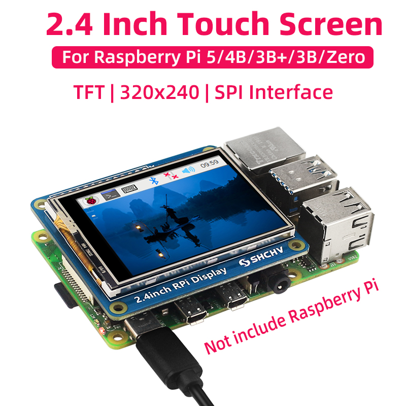 SHCHV 2,4 Zoll Touchscreen für – Pi 5 Case Bewertung und Preis