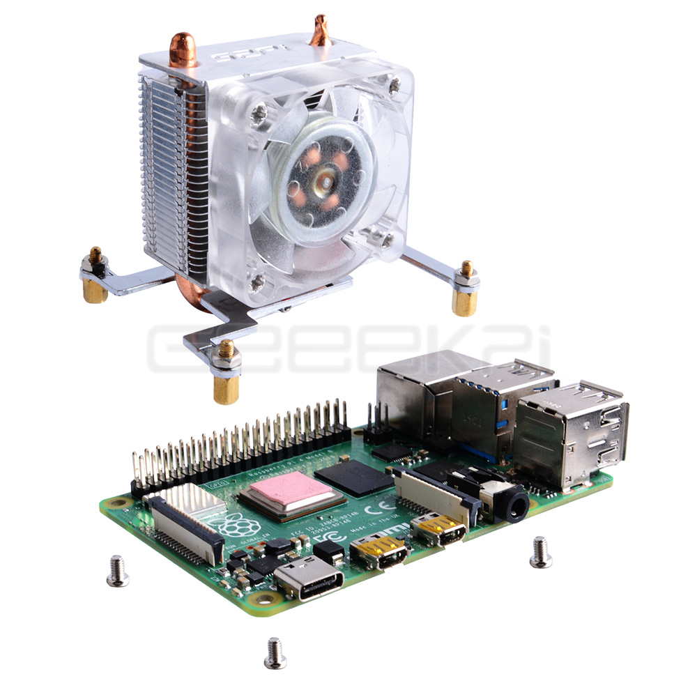 GeeekPi Klar Schwarz Eis Turm  – Pi 5 Case Bewertung und Preis