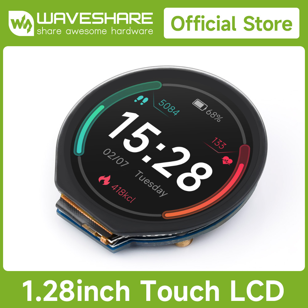 Waveshare 1,28 Zoll rundes LCD – Pi Display Bewertung und Preis
