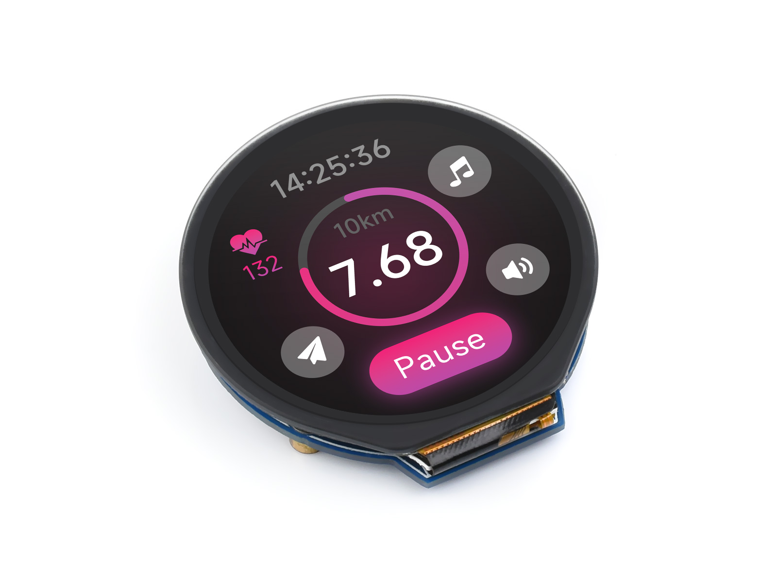 Waveshare 1,28 Zoll rundes LCD – Pi Display Bewertung und Preis