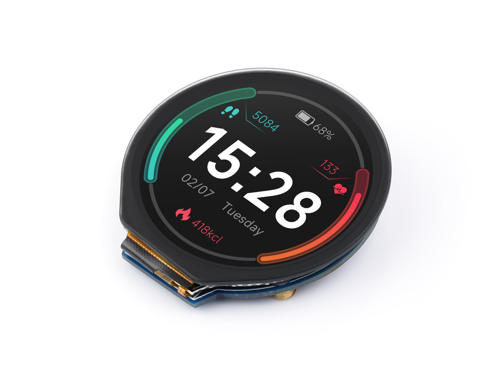 Waveshare 1,28 Zoll rundes LCD – Pi Display Bewertung und Preis