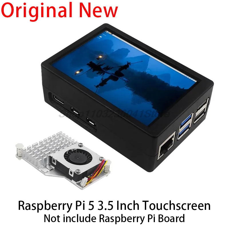 3,5-Zoll-Raspberry Pi 5 Touchs – Pi 5 Case Bewertung und Preis