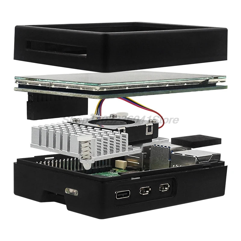 3,5-Zoll-Raspberry Pi 5 Touchs – Pi 5 Case Bewertung und Preis