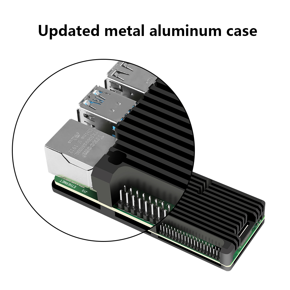 Rüstungsgehäuse aus Aluminium  – Pi 4 Case Bewertung und Preis