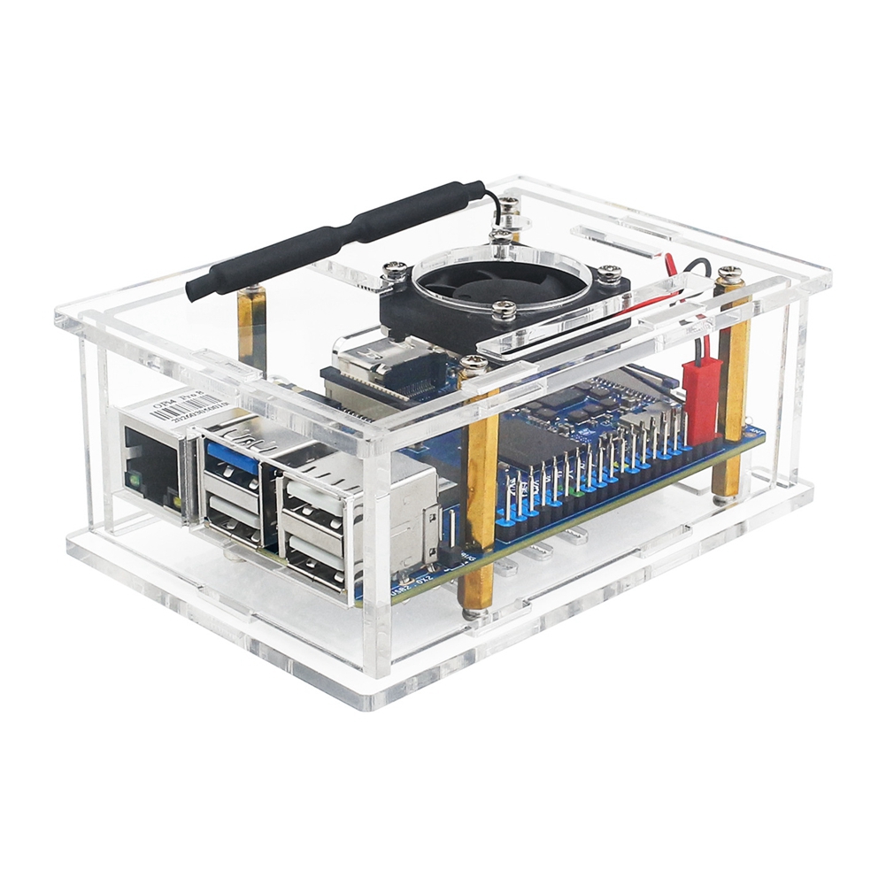 ABFN-Acrylgehäuse mit Kühlvent – Pi 4 Case Bewertung und Preis