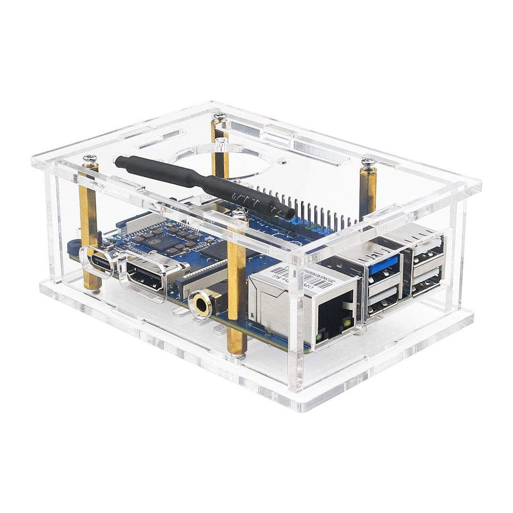 ABFN-Acrylgehäuse mit Kühlvent – Pi 4 Case Bewertung und Preis