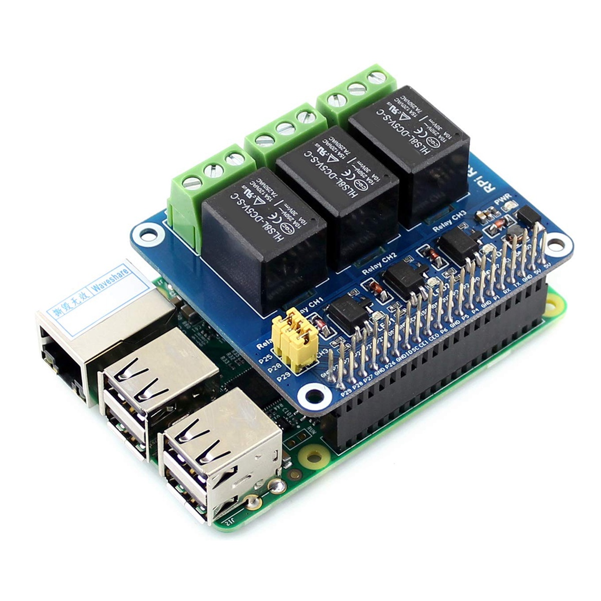 Waveshare 5V 3-Kanal-Relaismod – Raspberry Pi Kit Bewertung und Preis