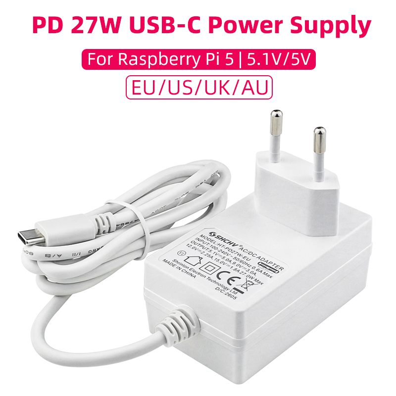 Raspberry Pi 5 5,1 V 5 A Netzt – Pi Power Supply Bewertung und Preis