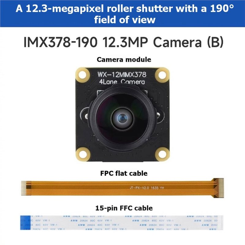 IMX378-190 12,3MP Kamera Fishe – Pi Camera Module Bewertung und Preis