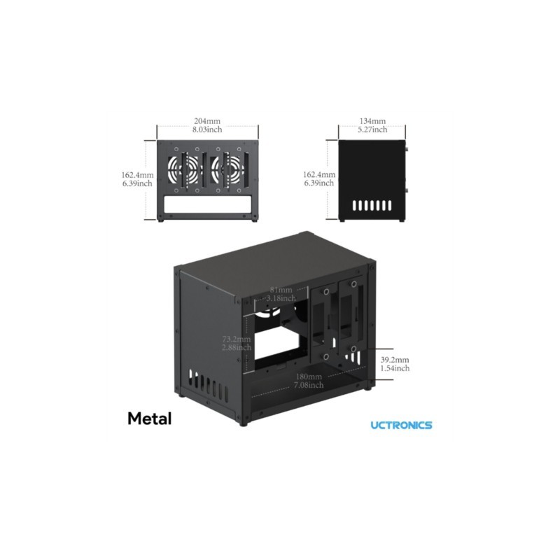 UCTRONICS Raspberry Pi Cluster – Pi 4 Case Bewertung und Preis